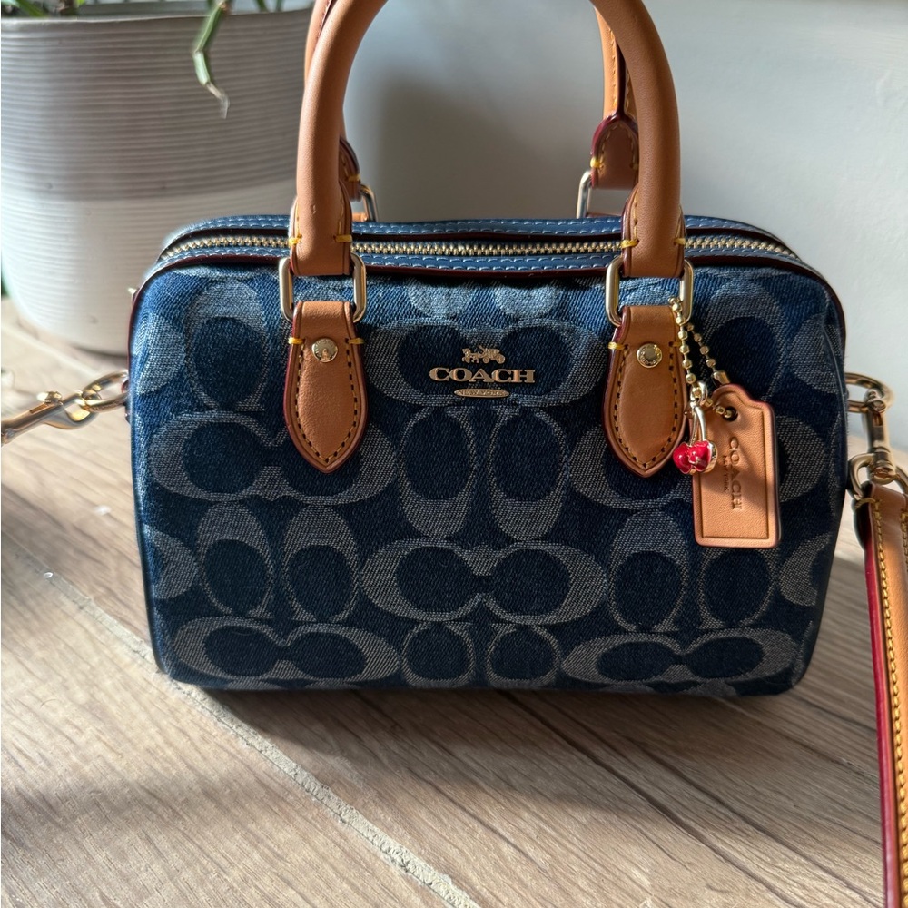 Coach Denim Mini Rowan